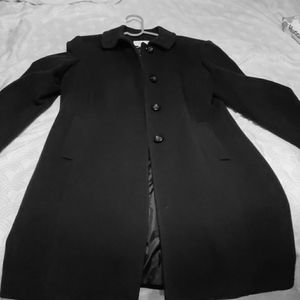 Wool long jacket